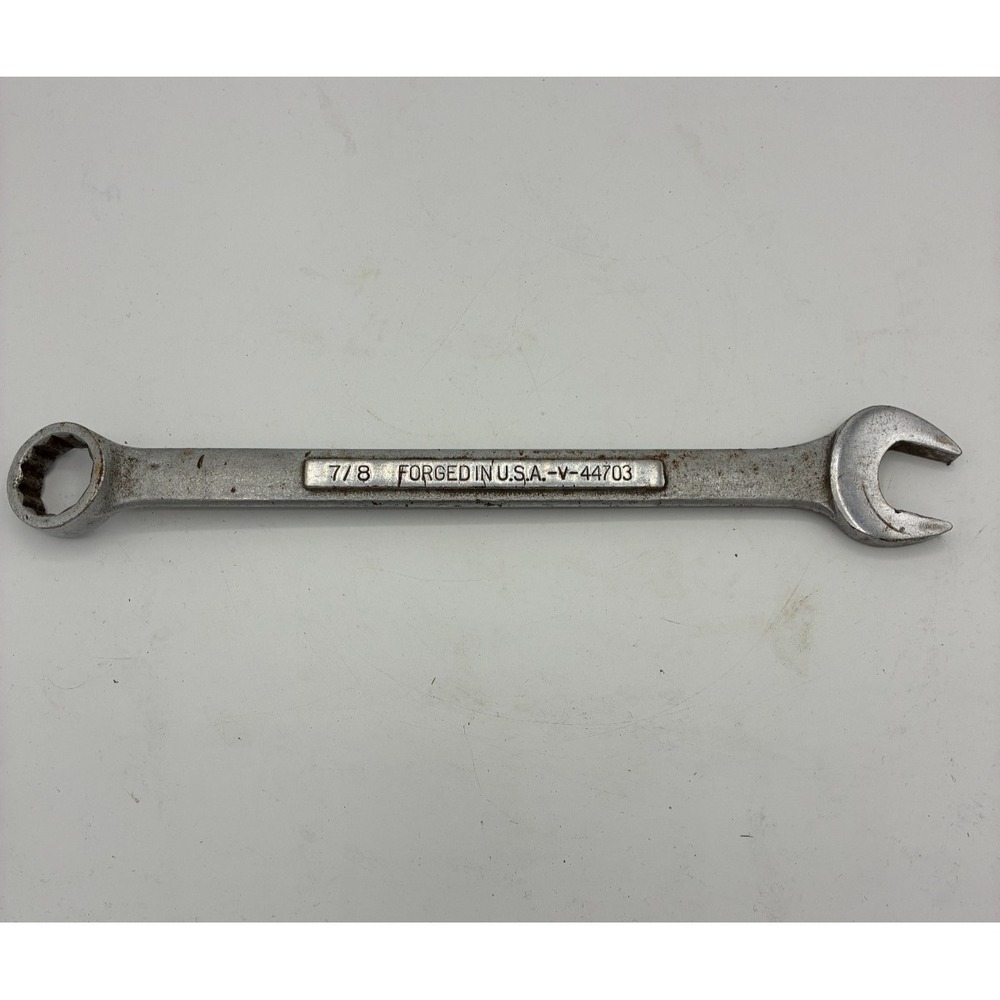 Craftsman 44703 7/8" Combination Wrench 12pt VV Series USA Forged
